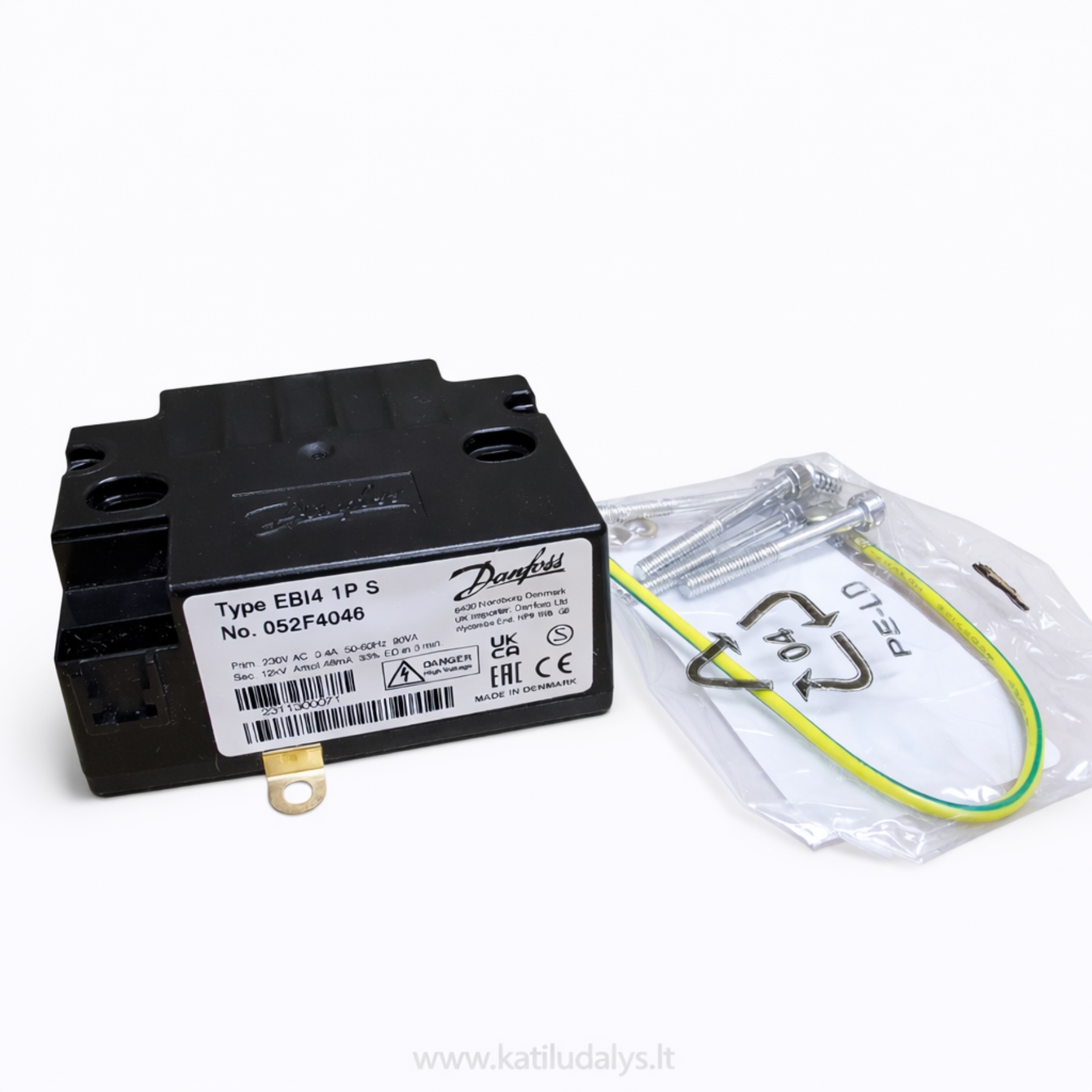 Aukštos įtampos transformatorius Danfoss EBI4 1P S 12kV