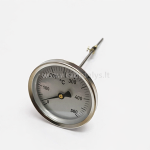 Termometras kaminui 0-500°C 300mm